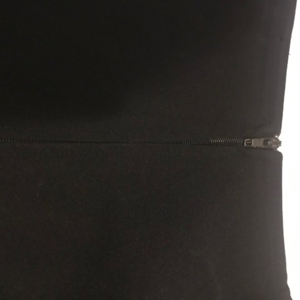 ENT Entrancy black crepe high low flare skirt 2X - Picture 3 of 4
